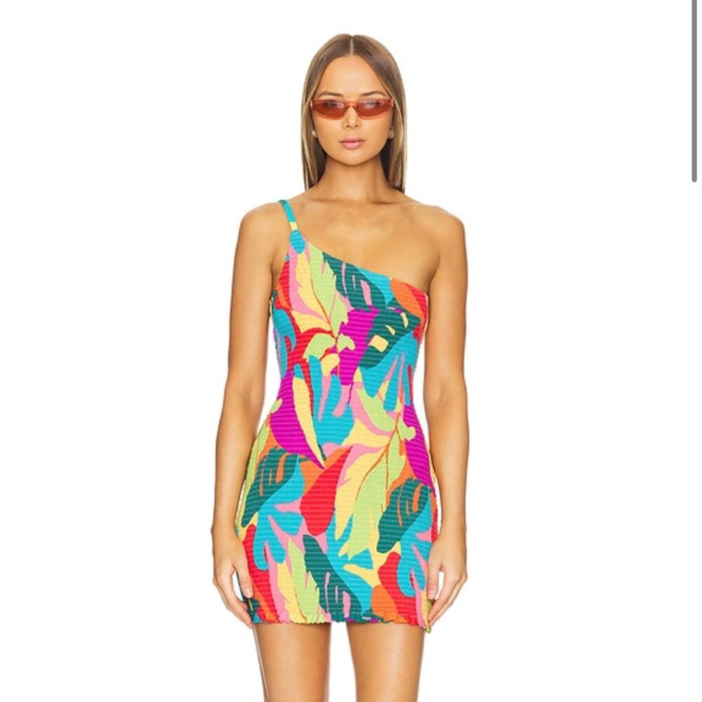 LSPACE Blaire One-Shoulder Mini Dress